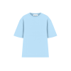 Футболка оверсайз мужская голубая RAY OVERSIZE U0104 UNISEX