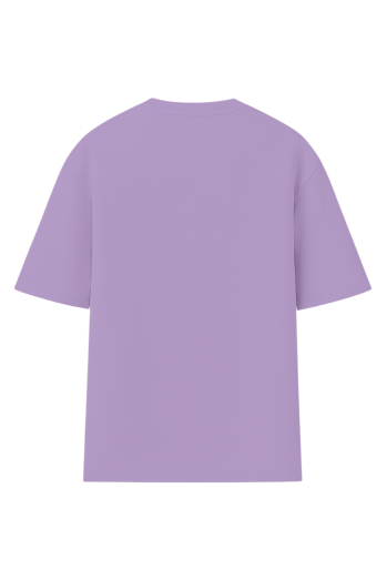 Футболка оверсайз мужская лиловая  RAY OVERSIZE U0104 UNISEX
