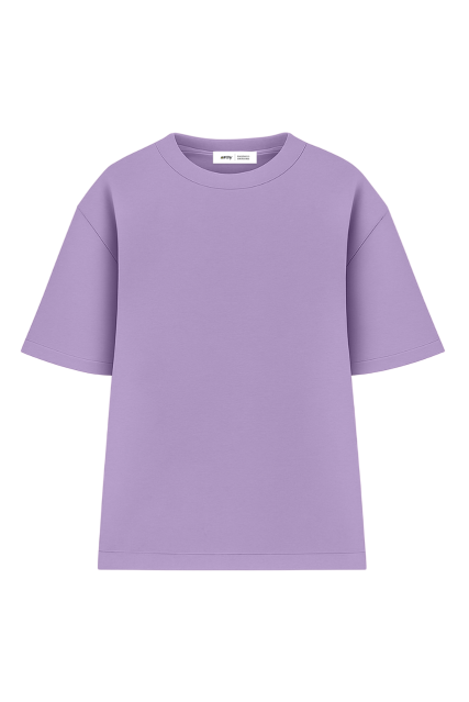 Футболка оверсайз мужская лиловая RAY OVERSIZE U0104 UNISEX