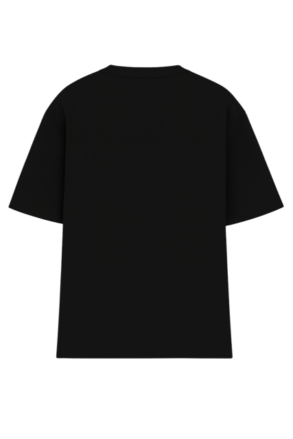 Футболка оверсайз мужская чёрная RAY OVERSIZE U0104 UNISEX