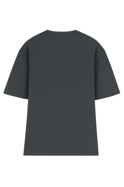 Футболка оверсайз мужская тёмно-серая RAY OVERSIZE U0104 UNISEX