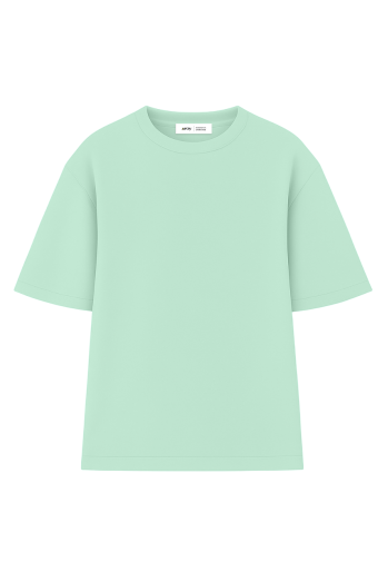 Футболка оверсайз світло-зелена жіноча RAY OVERSIZE U0104-Light green