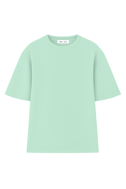 Футболка оверсайз мужская светло-зелёная RAY OVERSIZE U0104-Light green