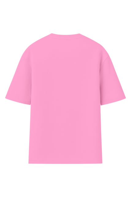 Футболка оверсайз мужская розовая RAY OVERSIZE U0104 UNISEX