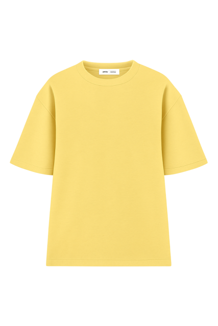 Футболка оверсайз мужская лимонная RAY OVERSIZE U0104-Lemon
