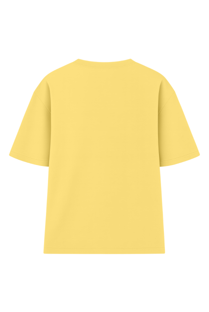Футболка оверсайз мужская лимонная RAY OVERSIZE U0104-Lemon