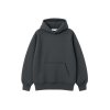 Худи оверсайз женское тёмно-серое утеплённое RAY OVERSIZE U0404 UNISEX