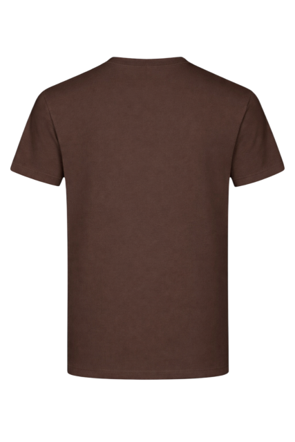 Футболка чоловіча шоколад RAY PREMIUM FIT UNISEX