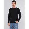Футболка з довгим рукавом чорна RAY BASIC U0103-Black UNISEX