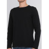 Футболка з довгим рукавом чорна RAY BASIC U0103-Black UNISEX