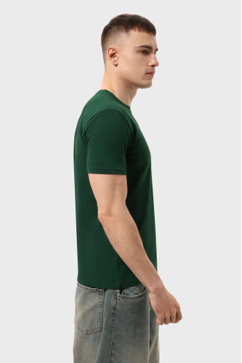 Футболка мужская  тёмно- зелёная RAY PREMIUM FIT UNISEX