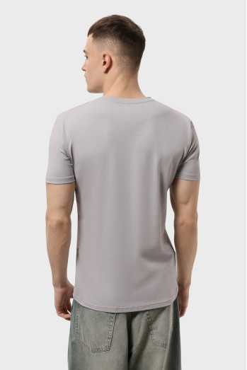 Футболка мужская светло-серая RAY PREMIUM FIT UNISEX