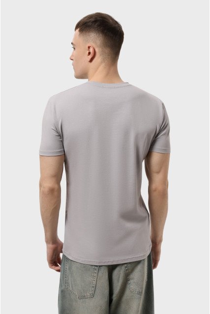 Футболка мужская светло-серая RAY PREMIUM FIT UNISEX