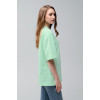 Футболка оверсайз женская светло- зелёная RAY OVERSIZE U0104-Light green