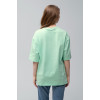 Футболка оверсайз женская светло- зелёная RAY OVERSIZE U0104-Light green