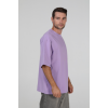Футболка оверсайз мужская лиловая RAY OVERSIZE U0104 UNISEX