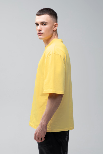 Футболка оверсайз мужская лимонная RAY OVERSIZE U0104-Lemon