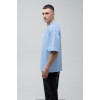 Футболка оверсайз мужская голубая RAY OVERSIZE U0104 UNISEX