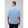 Футболка оверсайз мужская голубая RAY OVERSIZE U0104 UNISEX