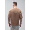 Футболка оверсайз мужская коричневая RAY OVERSIZE U0104 UNISEX