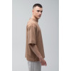Футболка оверсайз мужская коричневая RAY OVERSIZE U0104 UNISEX