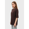 Футболка оверсайз шоколад женская RAY OVERSIZE U0104 UNISEX