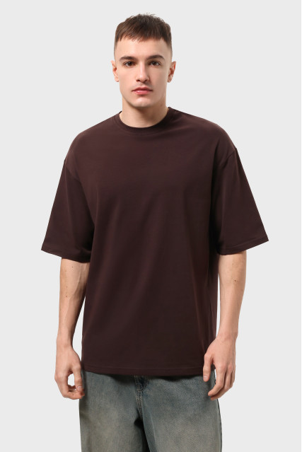 Футболка оверсайз шоколад мужская RAY OVERSIZE U0104 UNISEX