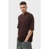 Футболка оверсайз шоколад мужская RAY OVERSIZE U0104 UNISEX