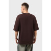 Футболка оверсайз шоколад мужская RAY OVERSIZE U0104 UNISEX