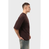 Футболка оверсайз шоколад мужская RAY OVERSIZE U0104 UNISEX