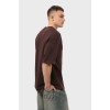 Футболка оверсайз шоколад мужская RAY OVERSIZE U0104 UNISEX