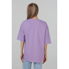 Футболка оверсайз женская лиловая RAY OVERSIZE U0104 UNISEX