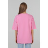 Футболка оверсайз женская розовая RAY OVERSIZE U0104 UNISEX
