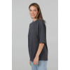 Футболка оверсайз женская тёмно- серая RAY OVERSIZE U0104 UNISEX