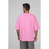 Футболка оверсайз мужская розовая RAY OVERSIZE U0104 UNISEX