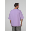 Футболка оверсайз мужская лиловая RAY OVERSIZE U0104 UNISEX