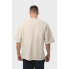 Футболка оверсайз мужская бежевая RAY OVERSIZE U0104 UNISEX