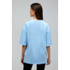 Футболка оверсайз женская голубая RAY OVERSIZE U0104 UNISEX