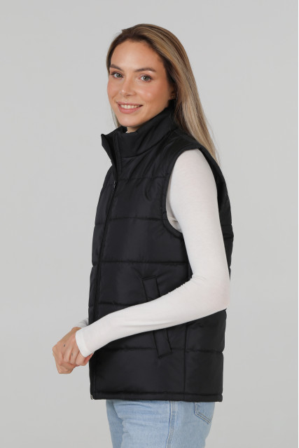 Жилет утепленний жіночий чорний RAY BASIC U0601-Black UNISEX