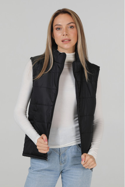 Жилет утепленний жіночий чорний RAY BASIC U0601-Black UNISEX