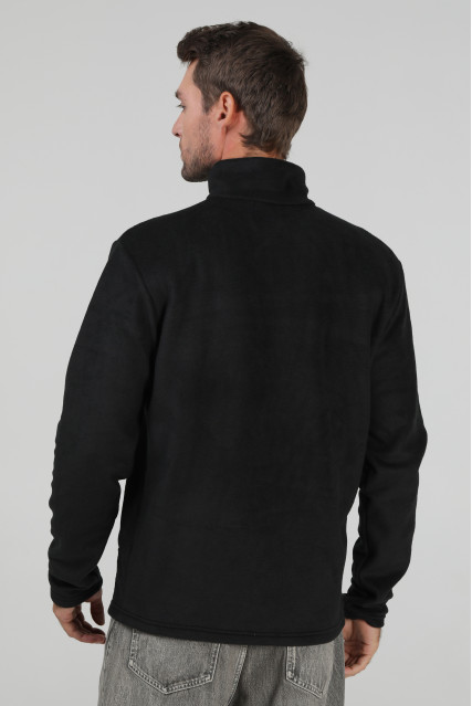 Кофта флісова чоловіча чорна RAY BASIC U0501-Black UNISEX