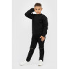 Світшот дитячий для хлопчика чорний утеплений RAY BASIC KIDS K0303