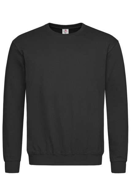 Свитшот мужской чёрный утепленный STEDMAN UNISEX SWEATSHIRT