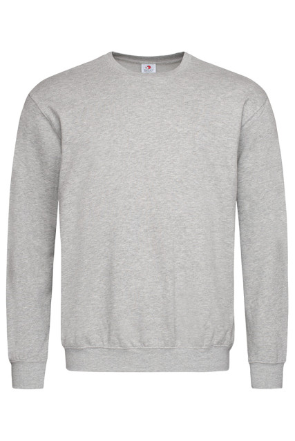 Свитшот мужской серый меланж утепленный STEDMAN UNISEX SWEATSHIRT