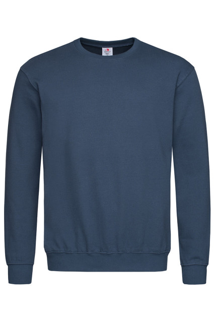 Свитшот мужской тёмно-синий утепленный STEDMAN UNISEX SWEATSHIRT