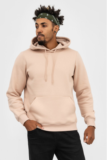 Худі чоловіче бежеве утеплене RAY BASIC U0401 UNISEX