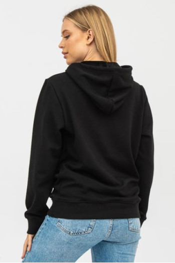 Худі жіноче чорне полегшене RAY BASIC U0402 UNISEX