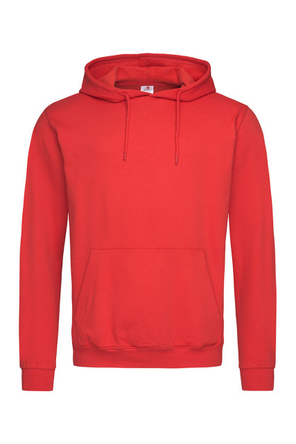 Худі чоловіче червоне утепленне ST4100 HOODED SWEATSHIRT