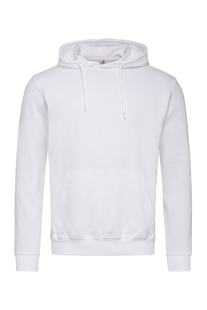 Худі чоловіче біле утепленне ST4100 HOODED SWEATSHIRT