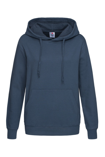 Худі жіноче темно-синє ST4110 HOODED SWEATSHIRT